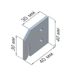 Икля для металлокассеты 40×40 мм